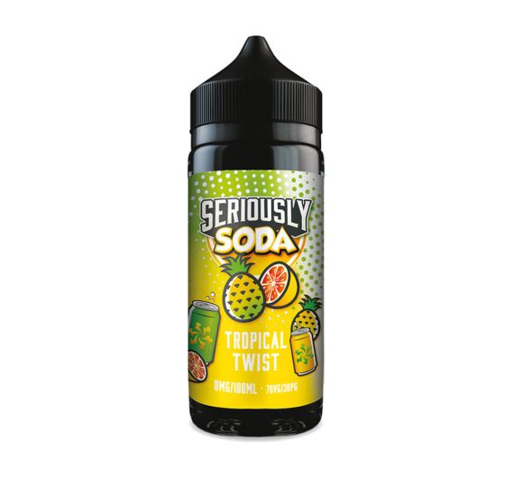 Doozy Seriously Soda - Tropical Twist - 100/120 ml E-liquid (Shortfill)