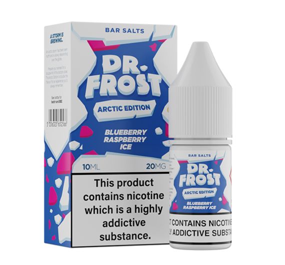Dr Frost Bar Salts Arctic Edition - Blueberry Raspberry Ice - 10ml E-liquid (Nic Salt) Dr Frost Bar Salts Arctic Edition - Blueberry Raspberry Ice - 10ml E-liquid (Nic Salt)