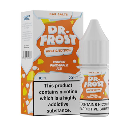 Dr Frost Bar Salts Arctic Edition - Mango Pineapple Ice - 10ml E-liquid (Nic Salt) Dr Frost Bar Salts Arctic Edition - Mango Pineapple Ice - 10ml E-liquid (Nic Salt)