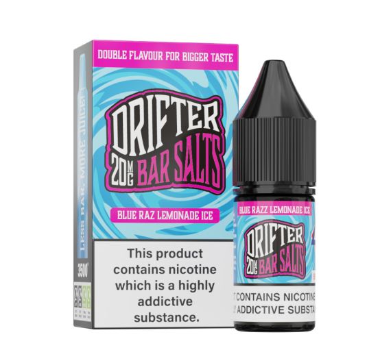 Drifter Bar Salts - Blue Razz Lemonade Ice - 10ml E-liquid (Nic Salt)