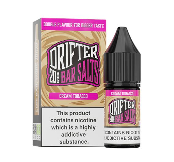 Drifter Bar Salts - Cream Tobacco - E-liquid (Nic Salt)