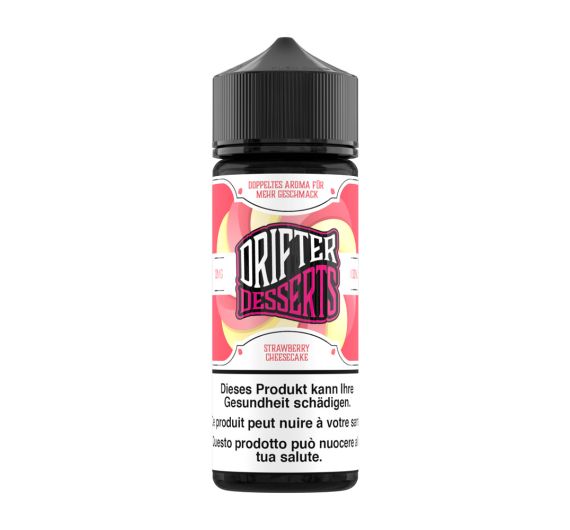 Drifter Dessert Bar Juice - Strawberry Cheesecake - 100/120ml E-liquid (Shortfill) Drifter Dessert Bar Juice - Strawberry Cheesecake - 100/120ml E-liquid (Shortfill)
