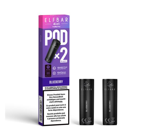 Elf Bar - 4in1 - Prefilled Pod Blueberry Elf Bar - 4in1 - Prefilled Pod Blueberry