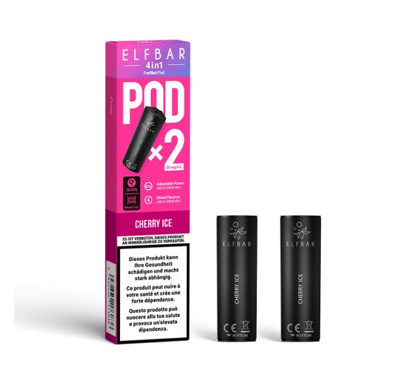 Elf Bar - 4in1 - Prefilled Pod Cherry Ice Elf Bar - 4in1 - Prefilled Pod Cherry Ice