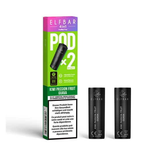 Elf Bar - 4in1 - Prefilled Pod Kiwi Passionfruit Guava