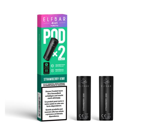 Elf Bar - 4in1 - Prefilled Pod Strawberry Kiwi Elf Bar - 4in1 - Prefilled Pod Strawberry Kiwi