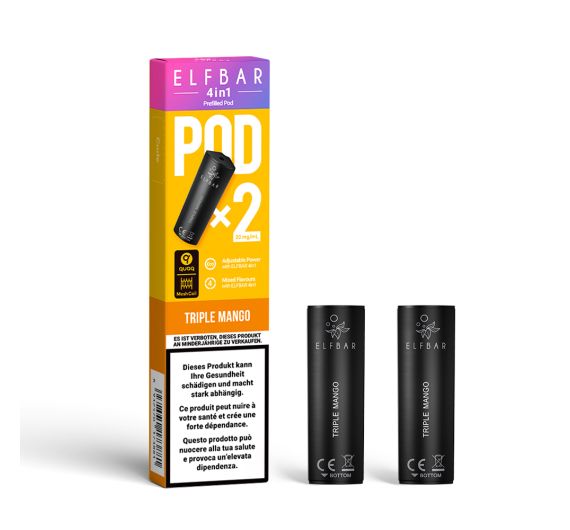 Elf Bar - 4in1 - Prefilled Pod Triple Mango Elf Bar - 4in1 - Prefilled Pod Triple Mango