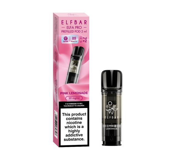 Elf Bar - ELFA PRO - 20mg - Prefilled Pod (2 Kartuschen) Pink Lemonade
