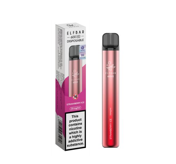Elfbar V2 600 - NS20mg - Einweg Pod - Strawberry Ice Strawberry Ice Elfbar V2 600 - NS20mg - Einweg Pod - Strawberry Ice Strawberry Ice