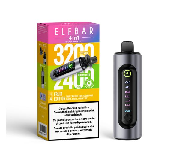 Elfbar 4in1 - NS20mg - Hybrid System Fruits Edition