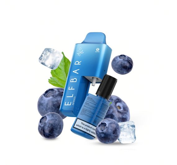 Elfbar AF5000 - NS20mg - Einweg E-Zigarette Blueberry Ice Elfbar AF5000 - NS20mg - Einweg E-Zigarette Blueberry Ice