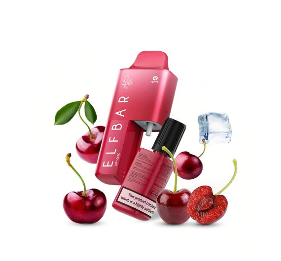 Elfbar AF5000 - NS20mg - Einweg E-Zigarette Cherry Ice Elfbar AF5000 - NS20mg - Einweg E-Zigarette Cherry Ice