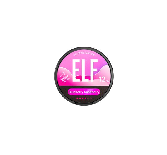  Elf Bar - ELF Nicotine Pouches - 12mg  Blueberry Raspberry