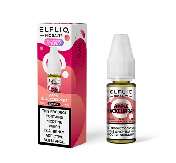 ElfBar Elfliq - Apple Blackcurrant - 10ml E-liquid (Nic Salt) ElfBar Elfliq - Apple Blackcurrant - 10ml E-liquid (Nic Salt)
