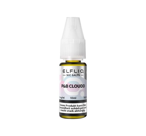 ElfBar Elfliq - Cotton Candy Ice - 10ml Liquid (Nik-Salz) - 20 mg 20 mg