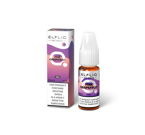 ElfBar Elfliq - Pink Grapefruit - 10ml E-liquid (Nic Salt) ElfBar Elfliq - Pink Grapefruit - 10ml E-liquid (Nic Salt)