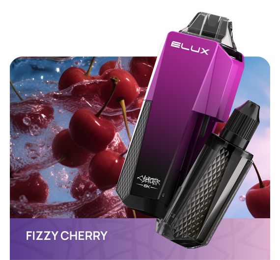 Elux Cyberover 6K - 20mg - Hybrid System Fizzy Cherry Elux Cyberover 6K - 20mg - Hybrid System Fizzy Cherry