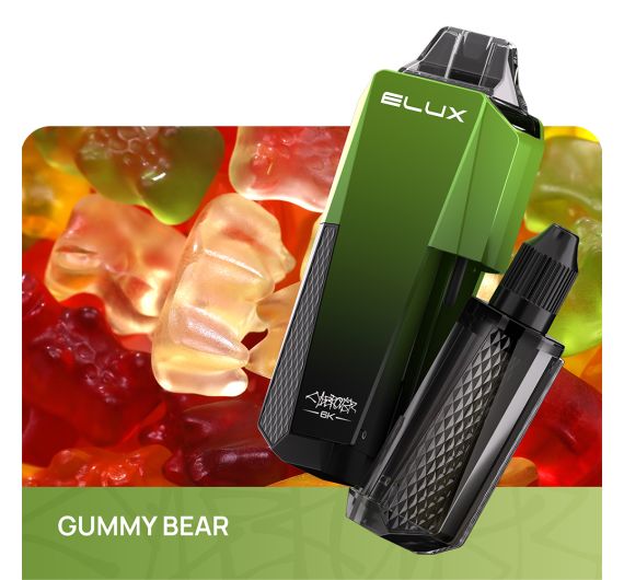 Elux Cyberover 6K - 20mg - Hybrid System Gummy Bear Elux Cyberover 6K - 20mg - Hybrid System Gummy Bear