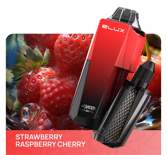 Elux Cyberover 6K - 20mg - Hybrid System Strawberry Raspberry Cherry