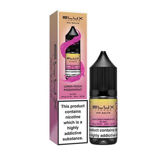 ELUX Legend - Lemon Peach Passionfruit - 10 ml E-liquid (Nic Salt)