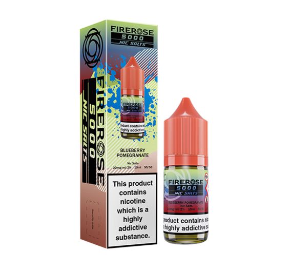 Firerose 5000 - Blueberry Pomegranate - 10 ml E-liquid (Nic Salt)