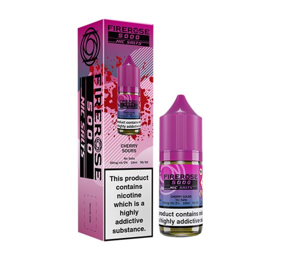 Firerose 5000 - Cherry Sours - 10 ml E-liquid (Nic Salt) Firerose 5000 - Cherry Sours - 10 ml E-liquid (Nic Salt)