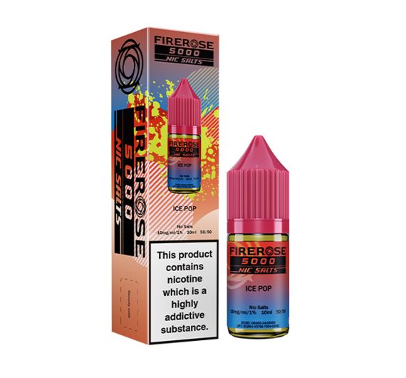 Firerose 5000 - Ice Pop - 10 ml E-liquid (Nic Salt) Firerose 5000 - Ice Pop - 10 ml E-liquid (Nic Salt)