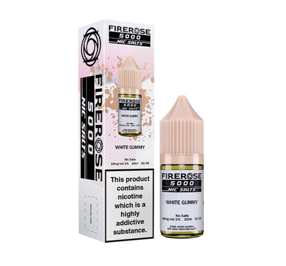 Firerose 5000 - White Gummy - 10 ml E-liquid (Nic Salt)