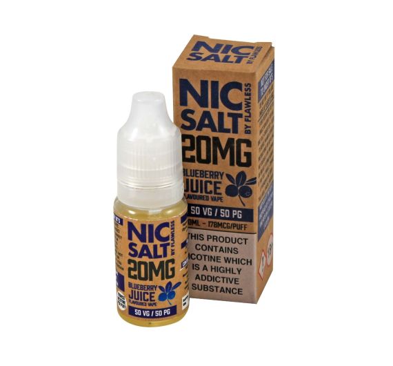 Flawless - Blueberry Juice - 10ml E-liquid (Nic Salt) Flawless - Blueberry Juice - 10ml E-liquid (Nic Salt)