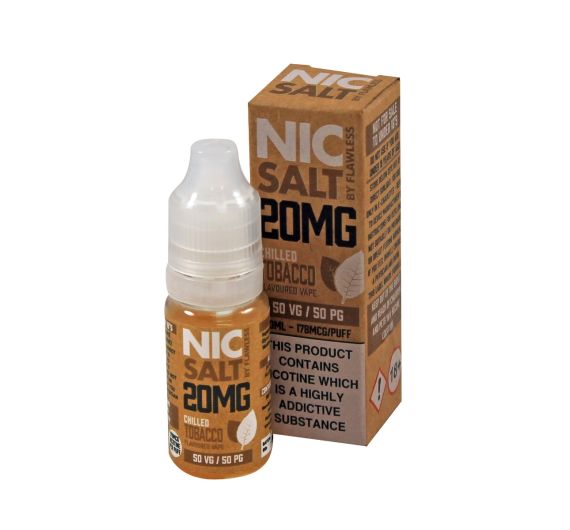 Flawless - Chilled Tobacco - 10ml E-liquid (Nic Salt)