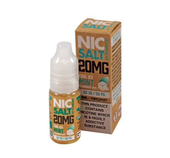 Flawless - Cool Ice Mint - 10ml E-liquid (Nic Salt)