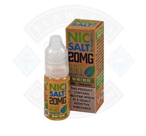 Flawless - Peppermint - 10ml E-liquid (Nic Salt)