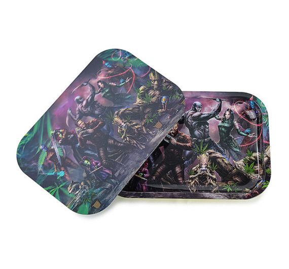 Holographic Metal Mixing Tray - Comic Army Holographic Metal Mixing Tray - Comic Army