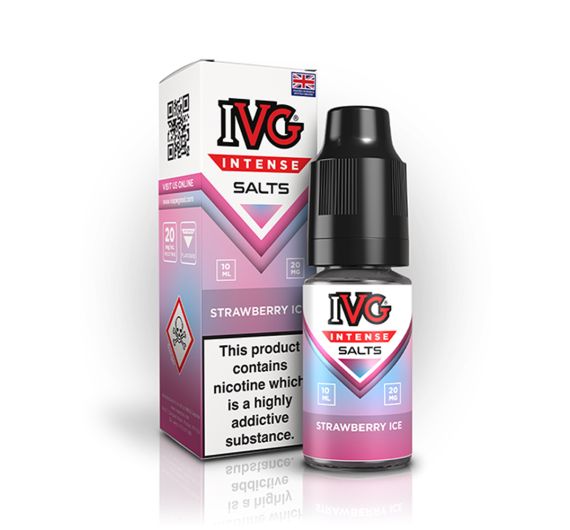 IVG - Intense - Strawberry Ice - 10ml E-liquid (Nic Salt)