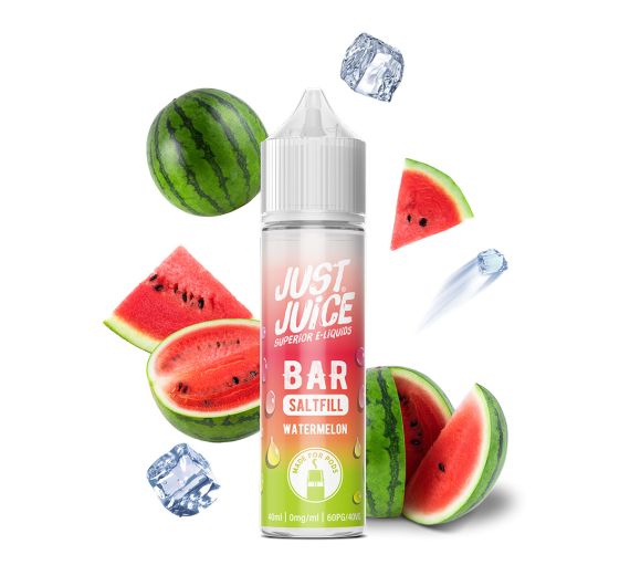 Just Juice Bar Saltfill - Watermelon - 40/60ml Shortfill E-liquid