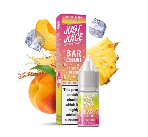 Just Juice Bar - Tropical Peach - 10ml E-liquid Just Juice Bar - Tropical Peach - 10ml E-liquid