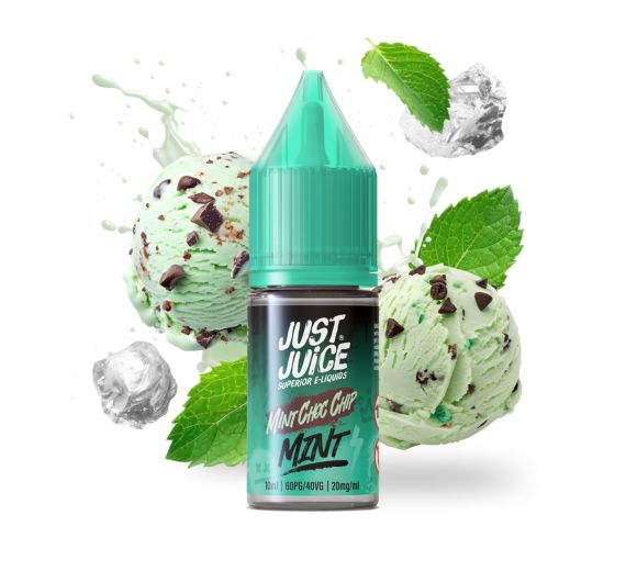 Just Juice - Mint Choc Chip - 10ml E-liquid (Nic Salt) Just Juice - Mint Choc Chip - 10ml E-liquid (Nic Salt)