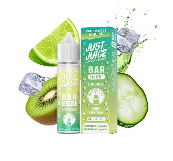 Just Juice Mint Saltfill - Kiwi Cooler - 40/60ml E-liquid (Shortfill) Just Juice Mint Saltfill - Kiwi Cooler - 40/60ml E-liquid (Shortfill)