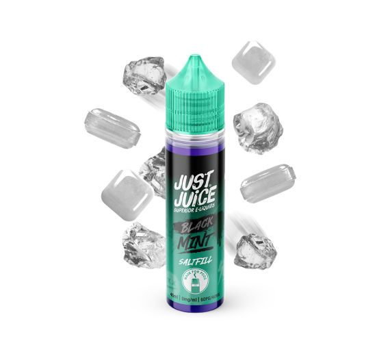 Just Juice Mint Saltfill - Black Mint - 40/60ml Shortfill E-liquid
