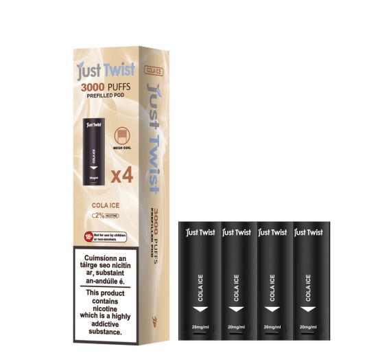 Just Twist 3000 - NS20mg - Kartuschen Cola Ice