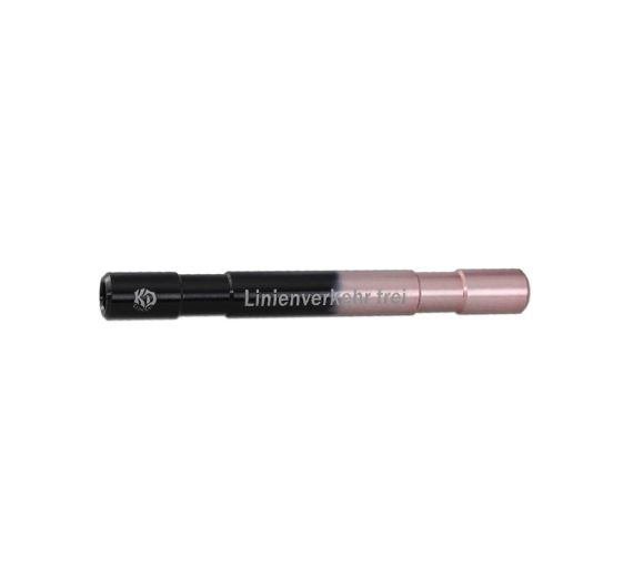 KD - Aluminium Snorter - All Lines Clear - Two-Tone Black/Rose Gold KD - Aluminium Snorter - All Lines Clear - Two-Tone Black/Rose Gold