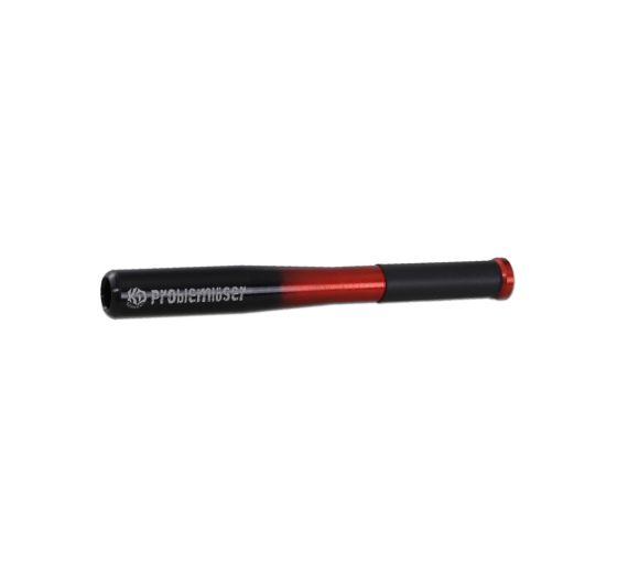 KD - Problem Solver Aluminium Snorter with Handle - Two-Tone Red/Black KD - Problem Solver Aluminium Snorter with Handle - Two-Tone Red/Black