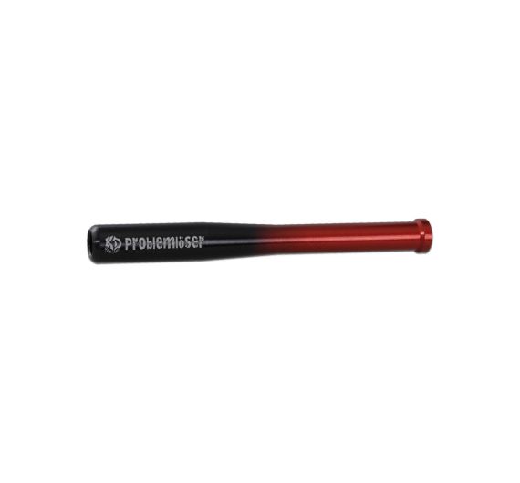 KD - Problem Solver Aluminium Snorter without Handle - Two-Tone Red/Black KD - Problem Solver Aluminium Snorter without Handle - Two-Tone Red/Black