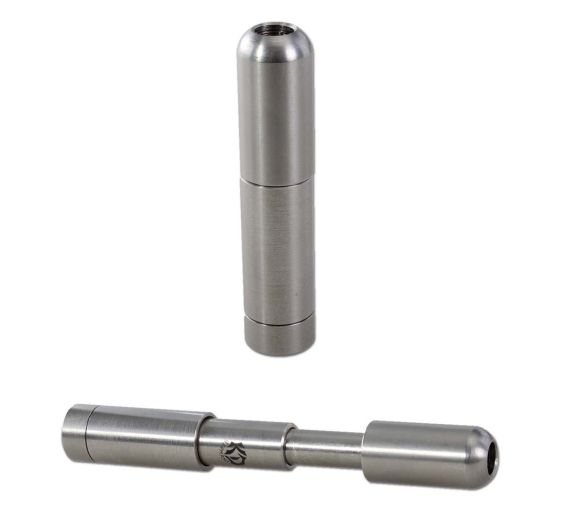KD - Stainless Steel Telescopic Snuff Tube