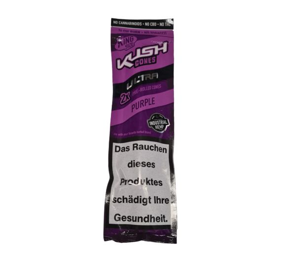 Kush - Conical Herbal Wraps Ultra Purple Grape Kush - Conical Herbal Wraps Ultra Purple Grape