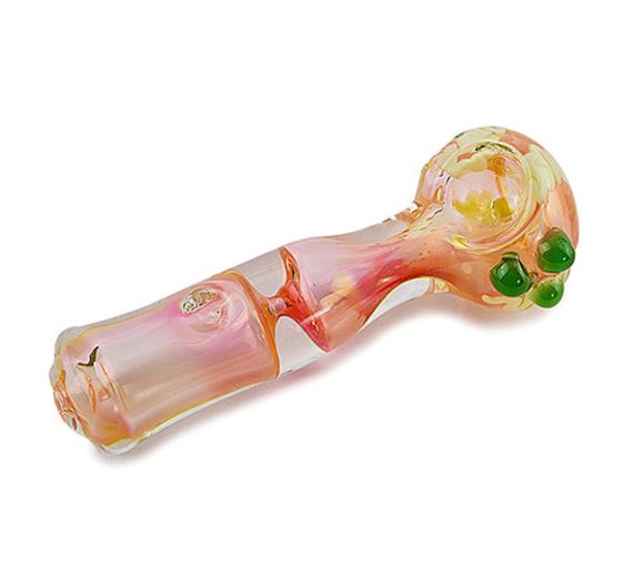 Salmon-Colored Glass Pipe Salmon-Colored Glass Pipe