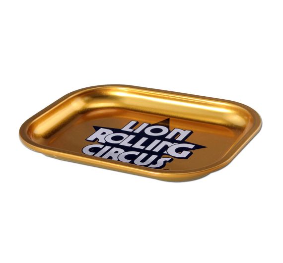 Lion Rolling Circus - GOLD - Metal Mixing Tray - S