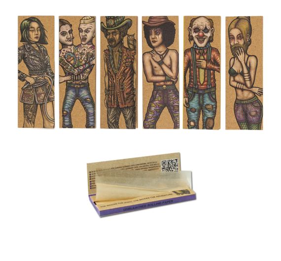 Lion Rolling Circus - 1¼ Unbleached Rolling Papers - Assorted
