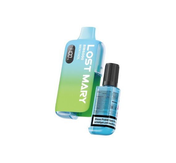 Lost Mary BM6000 - 20mg - Hybrid System Menthol