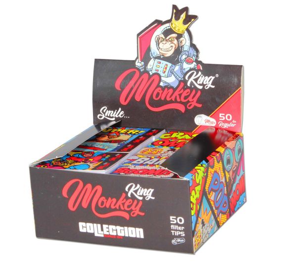 Monkey King - Perforated Filter Tips - Assorted Monkey King - Perforated Filter Tips - Assorted